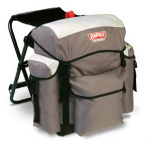 Рюкзак со стулом Rapala Sportsman's 30 Chair Pack серый ― Активная Кубань,  товары для туризма, активного отдыха и спорта