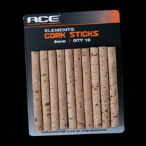 ACE Cork Sticks ( 6mm x 10)трубочка для тигровых орехов ― Активная Кубань,  товары для туризма, активного отдыха и спорта